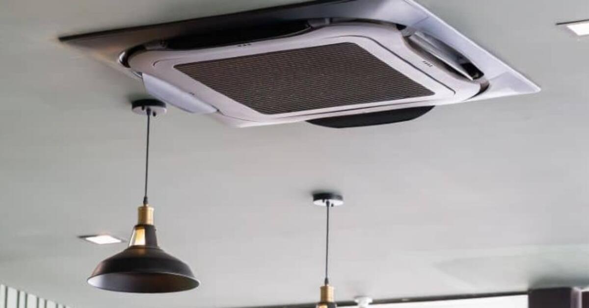 Aircon Ceiling Cassette Services Coolman Aircon